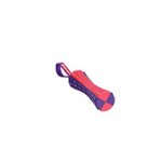 "Magic Stick" Red and Purple Squeaky Dog Toy Johnny Stick