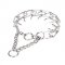 "Metal Thorns" Chrome Plated Pinch Collar - 1/9 inch (3 mm) link diameter