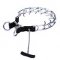 'Handy trainer' dog pinch collar with handle - 1/6 inch (3.99 mm) link diameter