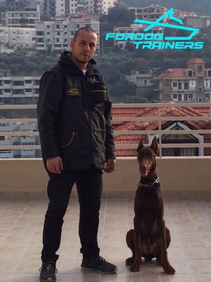 FDT Customer in Ultimate Dog Training Coat With Removable Sleeves