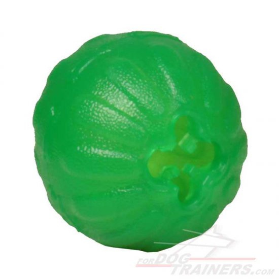 "Mental Stimulator" Dog Toy Treat Dispenser - Chew Dog Ball for Small Breeds