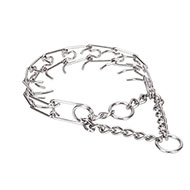 "Anti-Aggressor" Stainless Steel Pinch Collar for Medium and Large Dogs - 1/8 inch (3.25 mm) link diameter
