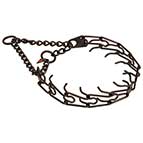 Strong Herm Sprenger Dog Pinch Collar of Black Stainless Steel - 2.25 mm (1/11 inch)