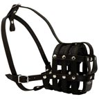 Everyday Light Weight Super Ventilation Leather Basket Muzzle 