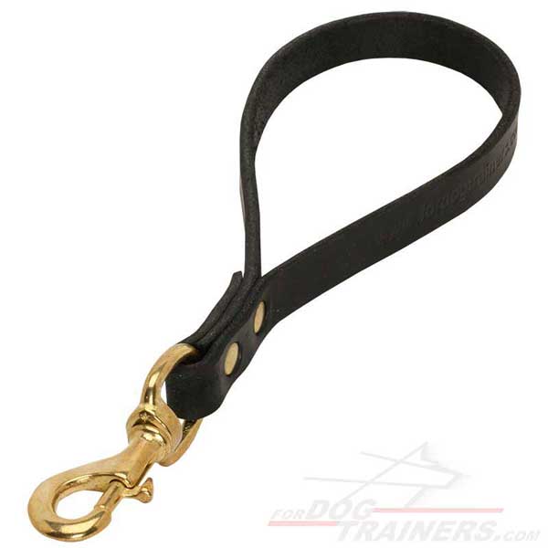 Dog leash without inner padding