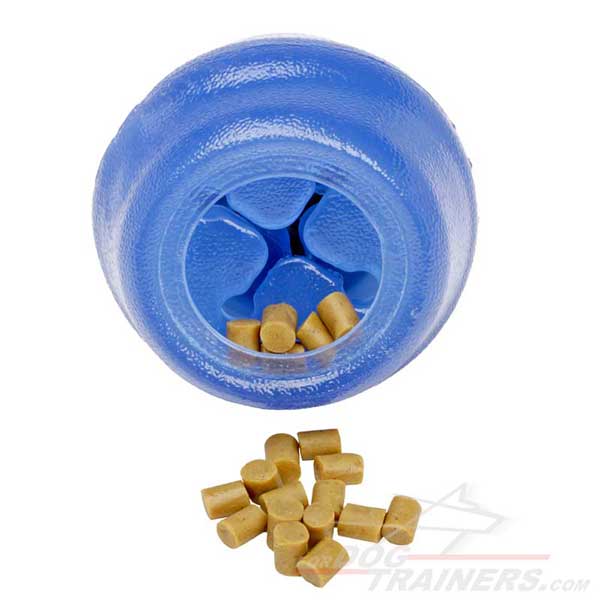 Om Nom Nom' Small Dog Treat Dispenser Toy for Powerful Chewers - Small size