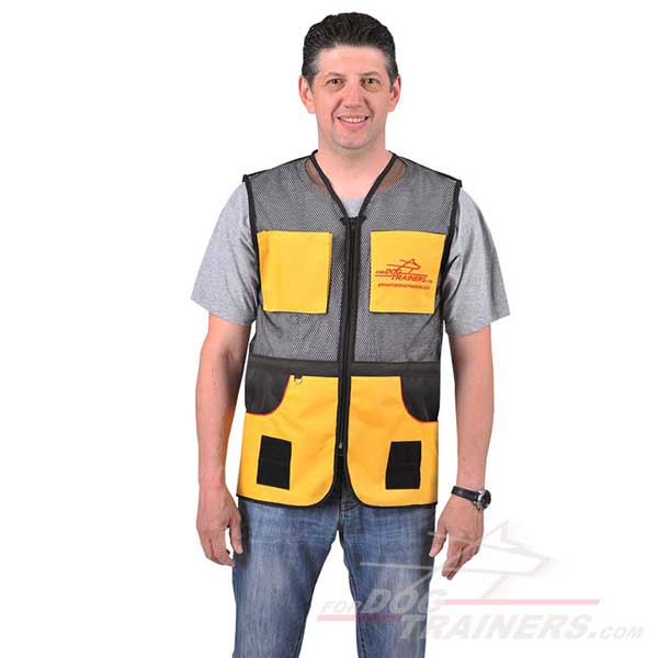 Synthetic dog training vest masterly handcrafted