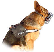 Nylon Reflective Dog Harness for German Shepherd with handle